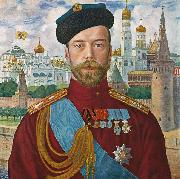 Boris Kustodiev Tsar Nicholas II USA oil painting artist
